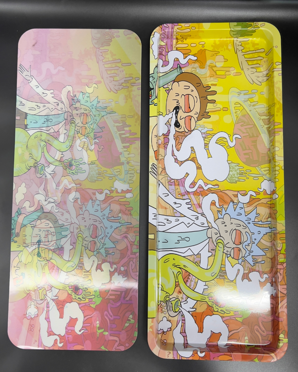 Vibrant rick and Morty Tray